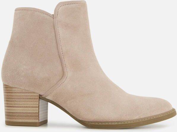 Gabor Enkellaarsjes taupe Suede