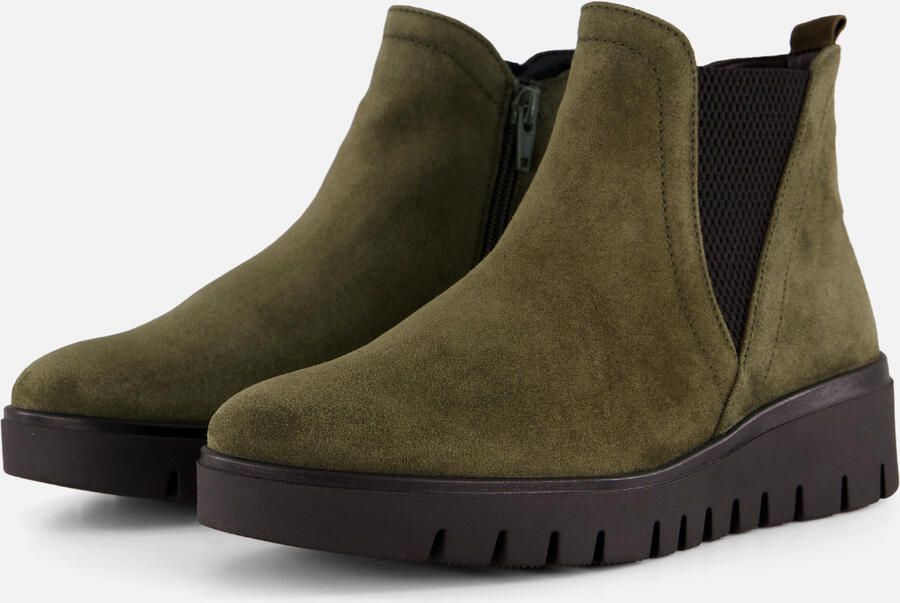 Gabor Chelsea boots groen Suede - Foto 4