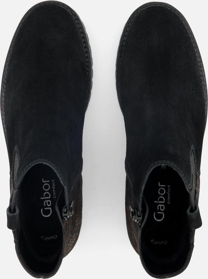 Gabor Chelsea boots zwart Suede Dames - Foto 3
