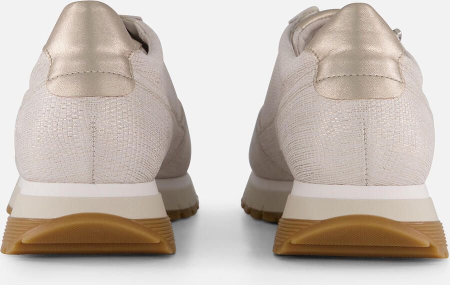 Gabor Hagedis Satijn Sneakers White Dames - Foto 3