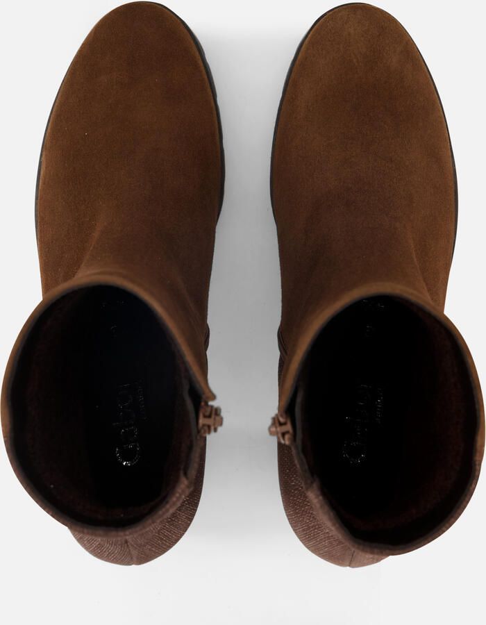 Gabor Enkellaarsjes bruin Suede - Foto 4