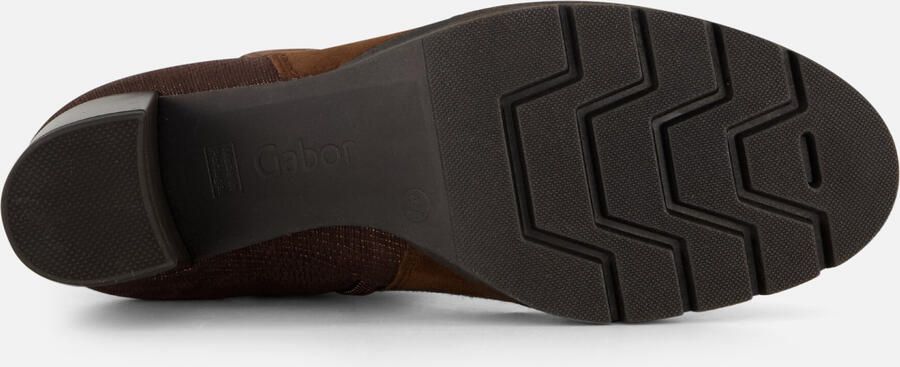 Gabor Enkellaarsjes bruin Suede - Foto 5