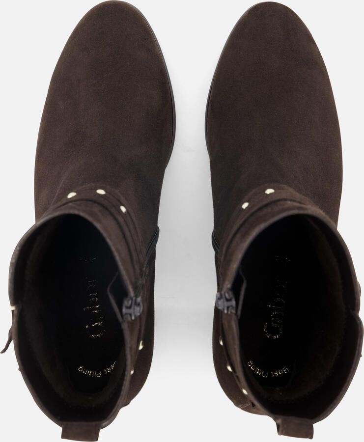 Gabor Enkellaarsjes bruin Suede Dames - Foto 4