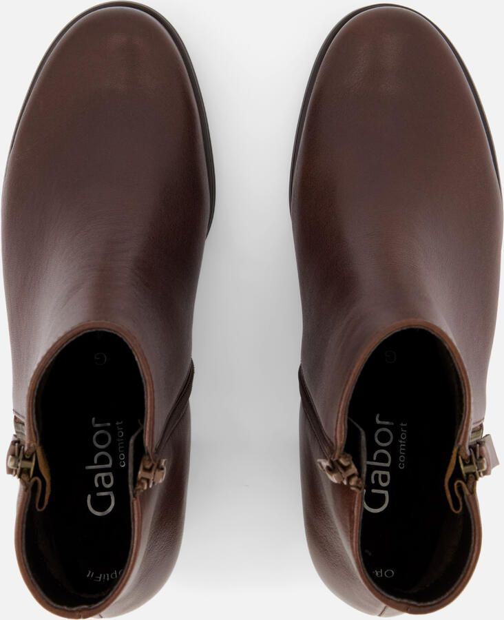 Gabor Enkellaarsjes cognac Leer - Foto 3