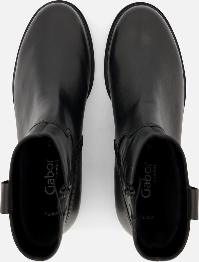 Gabor Enkellaarsjes zwart Leer Dames - Foto 4