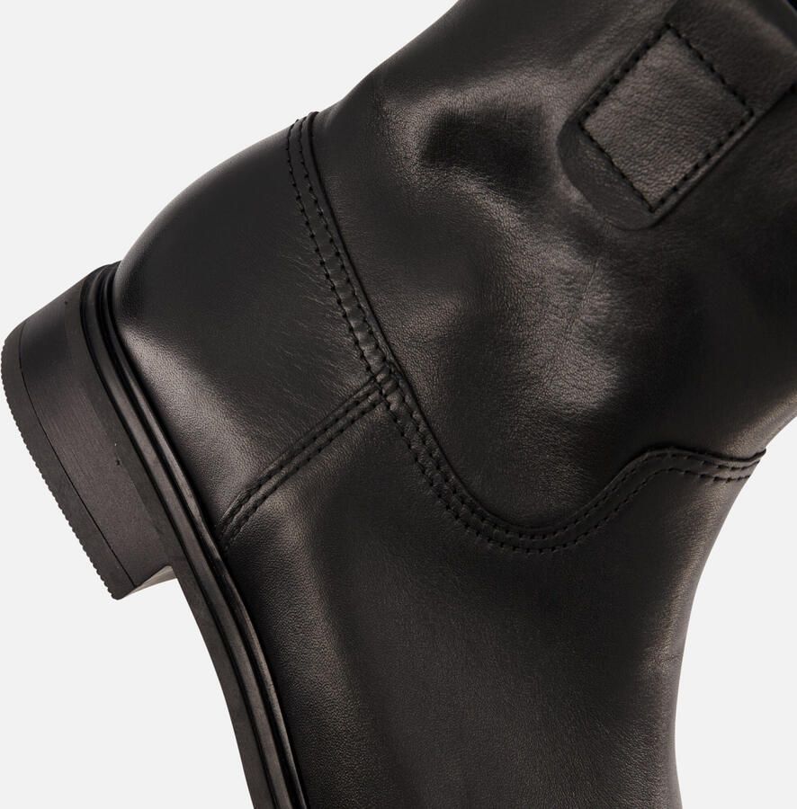 Gabor Enkellaarsjes zwart Leer Dames