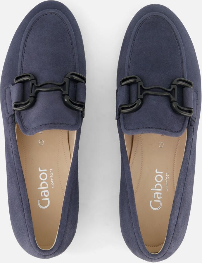 Gabor Instappers blauw Suede - Foto 2
