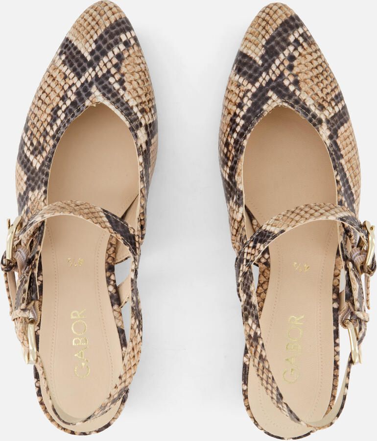 Gabor Instappers Python beige Synthetisch Dames - Foto 3