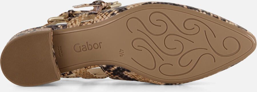Gabor Instappers Python beige Synthetisch Dames - Foto 7