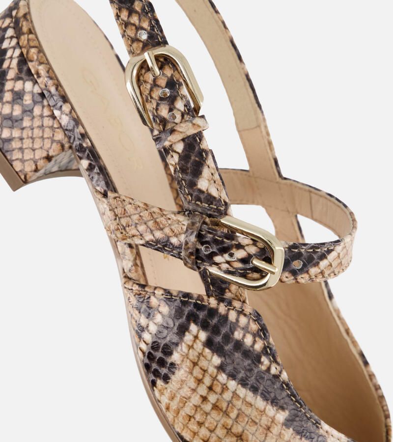 Gabor Instappers Python beige Synthetisch Dames - Foto 2