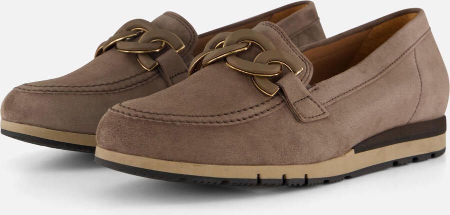 Gabor Instappers taupe Suede - Foto 4