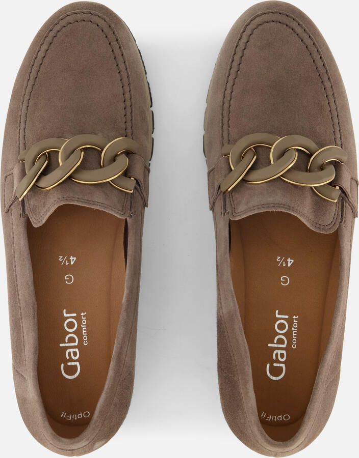 Gabor Instappers taupe Suede - Foto 2