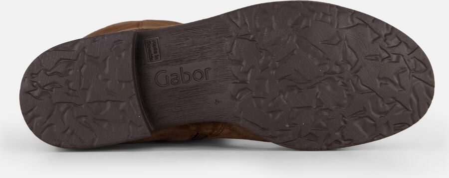 Gabor gevoerde suède hoge laarzen cognac - Foto 8