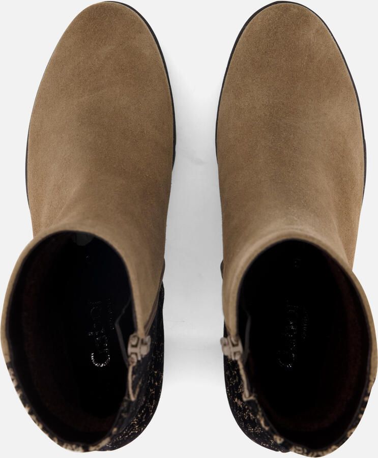 Gabor Leopard Enkellaarsjes cognac Suede Dames - Foto 4