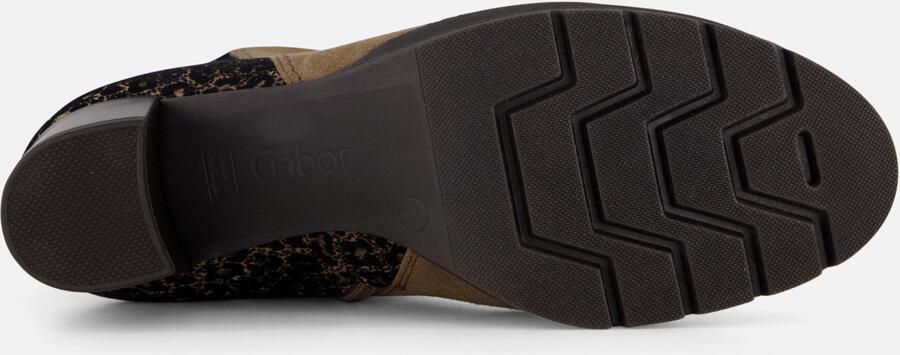 Gabor Leopard Enkellaarsjes cognac Suede Dames - Foto 6