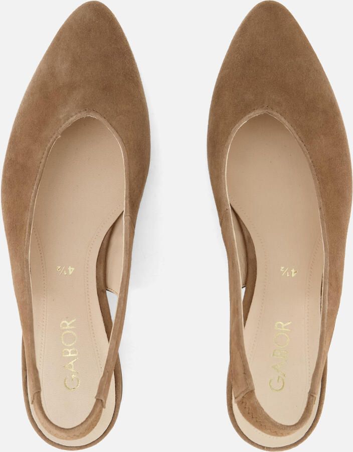 Gabor Slingbacks beige Suède - Foto 3