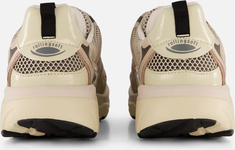 Gabor 86.936.39 Rolling Soft Sneakers Beige Leer en Mesh Dames Breed Beige - Foto 2