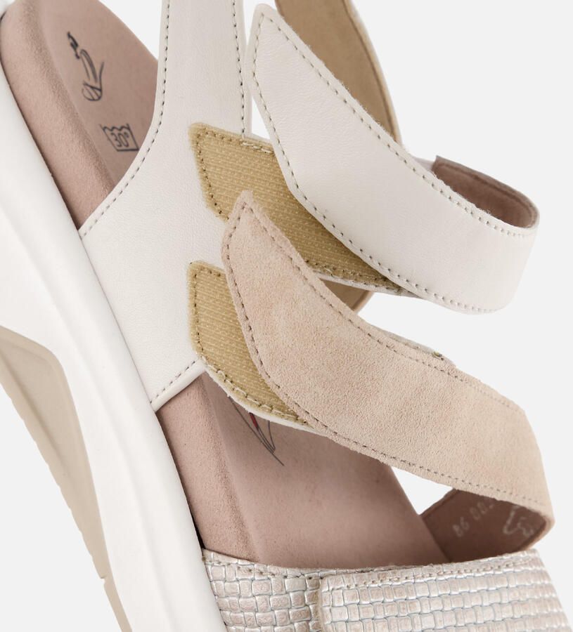 Gabor 86.882.61 Rolling Soft Sandalen Beige Met goud Leer Dames Beige Goud - Foto 2