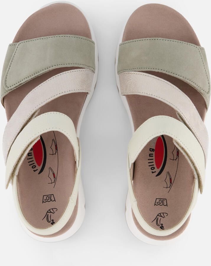 Gabor Rollingsoft Sandaal 86.882.11 Schilf Groen Platino - Foto 3