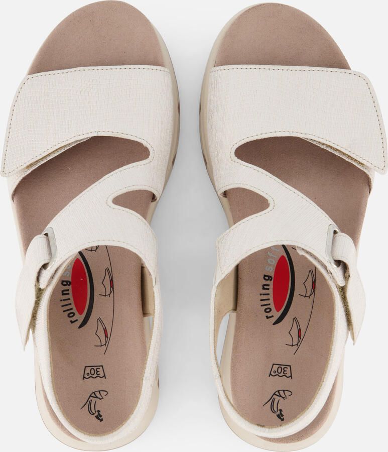 Gabor Rollingsoft Sandalen wit Synthetisch Dames - Foto 3