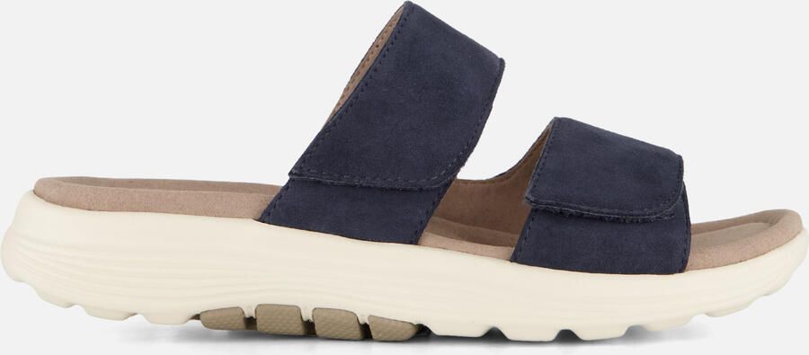 Gabor Rollingsoft Slippers blauw Suède - Foto 4