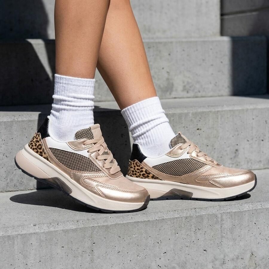 Gabor Rollingsoft Sneakers beige Leer