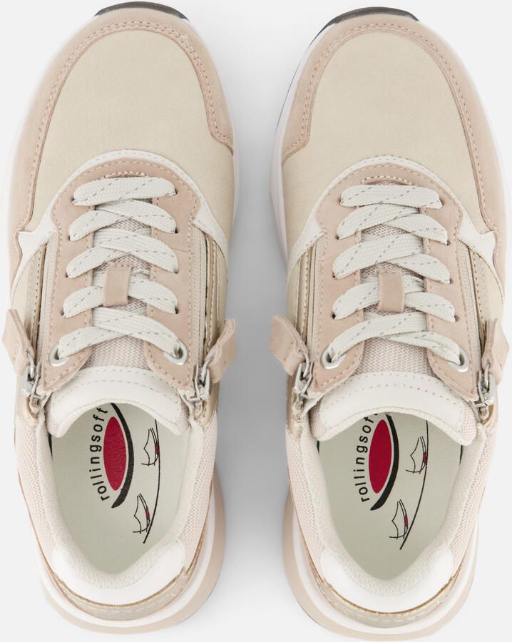 Gabor Rollingsoft Sneakers beige Suéde - Foto 4