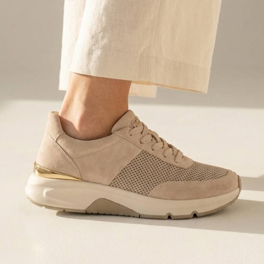 Gabor Rollingsoft Sneakers beige Synthetisch Dames - Foto 2