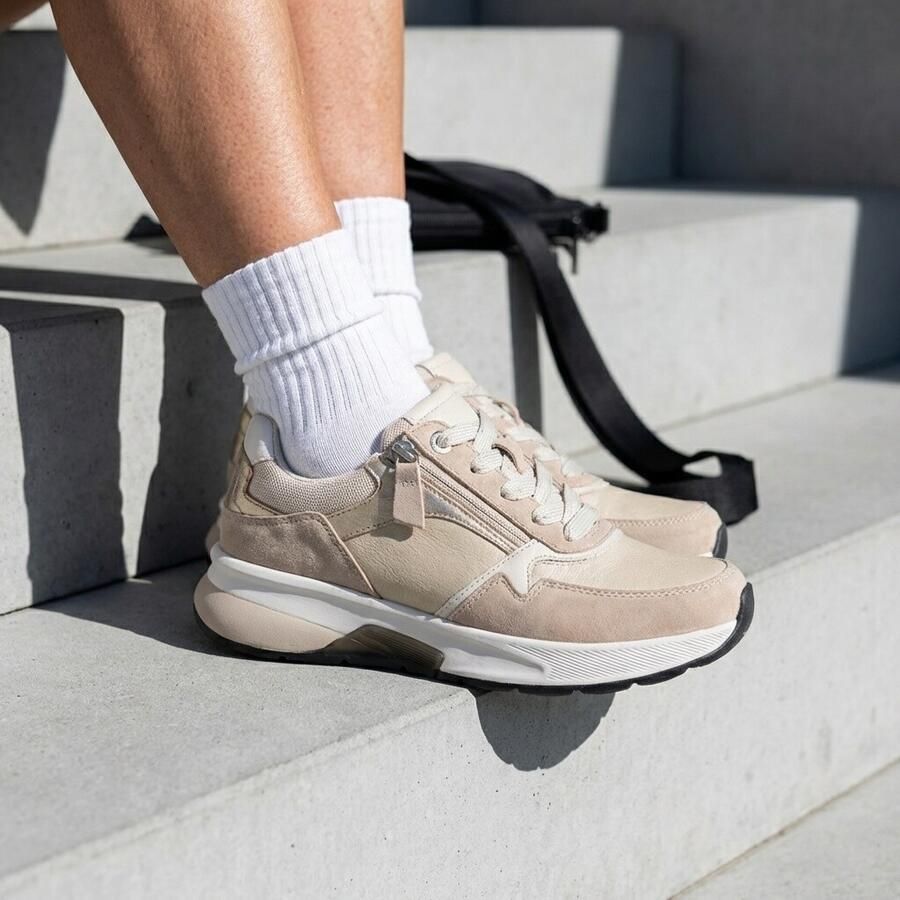 Gabor Rollingsoft Sneakers beige Synthetisch Dames - Foto 2