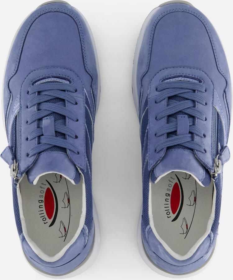 Gabor Rollingsoft Sneakers blauw Leer - Foto 3