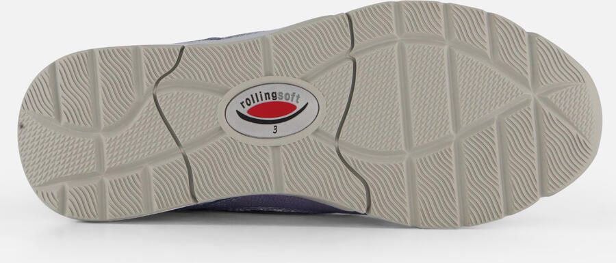 Gabor Rollingsoft Sneakers blauw Nubuck - Foto 5