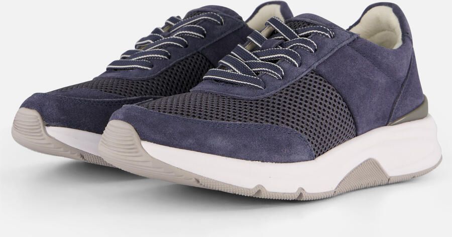 Gabor Rollingsoft Sneakers blauw Synthetisch Dames
