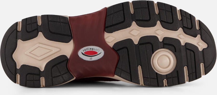 Gabor Rollingsoft Sneakers Bordeauxrood Suède - Foto 7