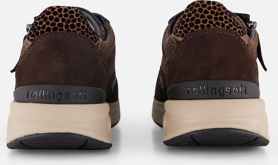 Gabor Rollingsoft Sneakers brons Textiel Dames - Foto 4