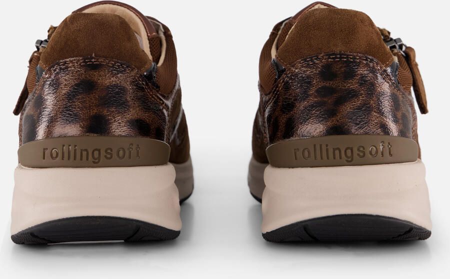 Gabor Rollingsoft Sneakers bruin Suede Dames - Foto 3