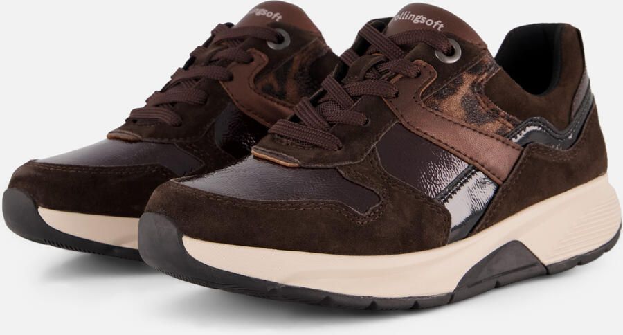 Gabor 0106.03.006 Sneakers Bruin met Brons Leer Lak en Nubuck Dames Bruin - Foto 2