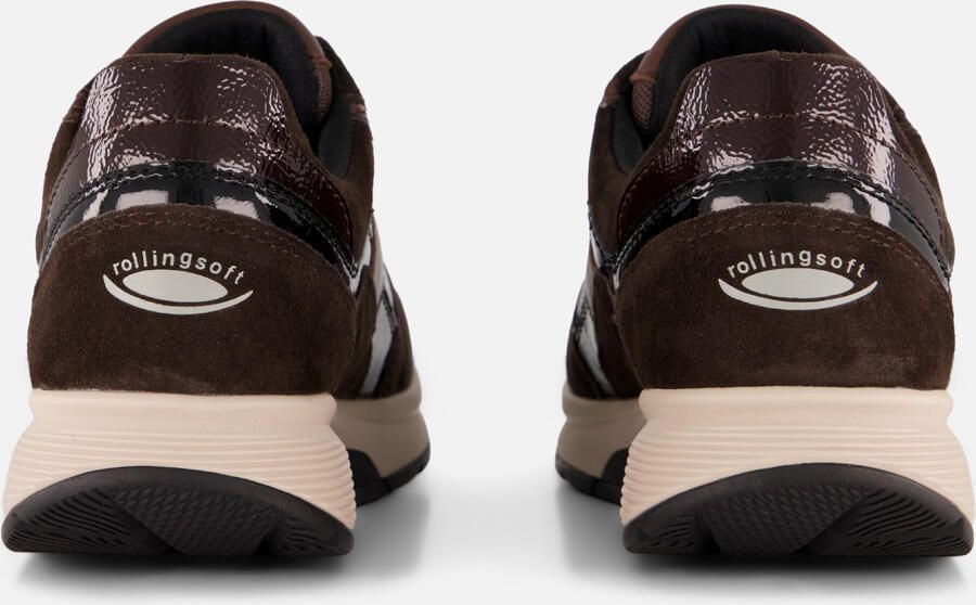 Gabor 0106.03.006 Sneakers Bruin met Brons Leer Lak en Nubuck Dames Bruin - Foto 3