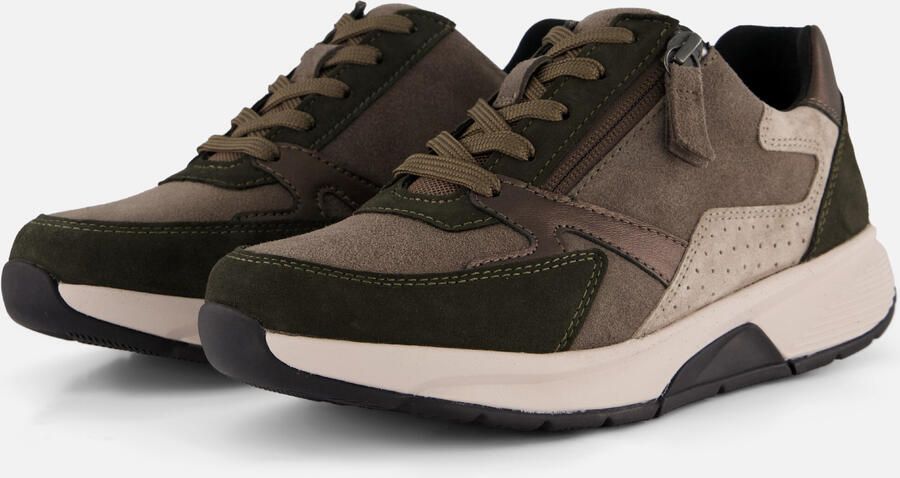 Gabor Rollingsoft Sneakers laag beige bruin zwart - Foto 8