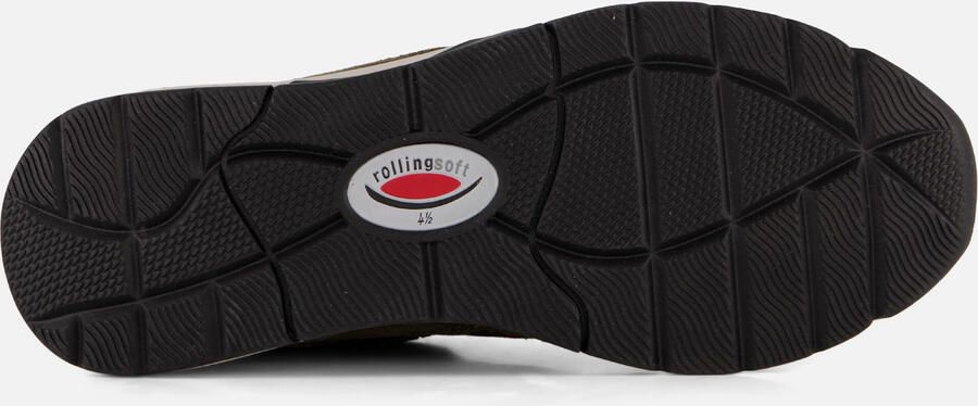 Gabor Rollingsoft khaki groene suède dames sneakers - Foto 6