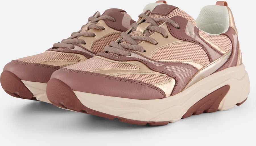 Gabor Rollingsoft Sneaker Zacht Roze Mesh Leer Combi - Foto 2