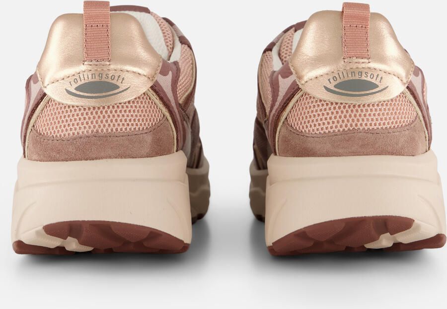 Gabor Rollingsoft Sneaker Zacht Roze Mesh Leer Combi - Foto 5