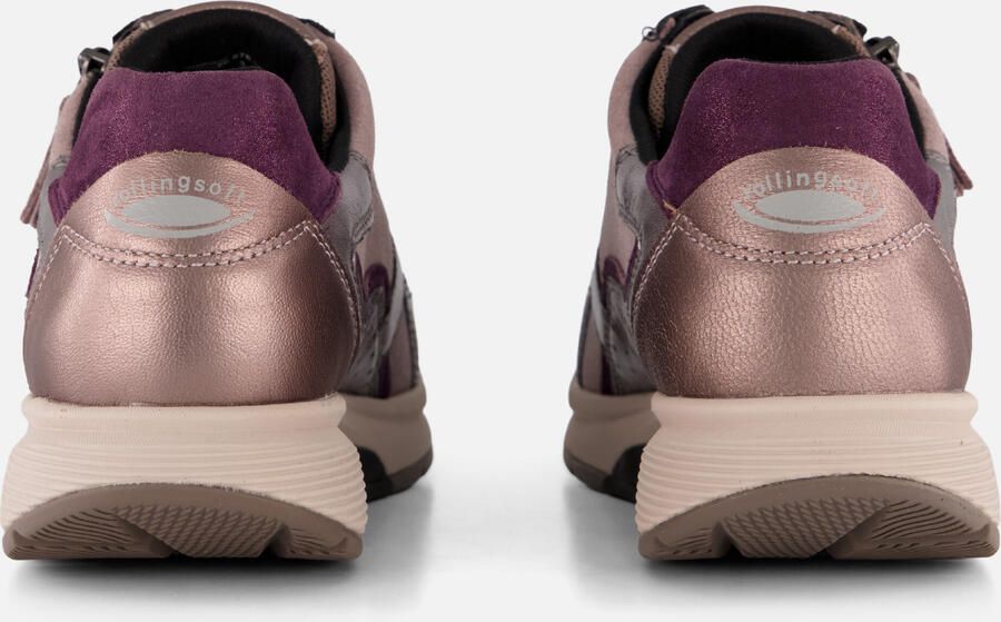Gabor Rollingsoft Sneakers met sleehak veterschoen halfhoge schoen vrijetijdsschoen met extra ritssluiting - Foto 3