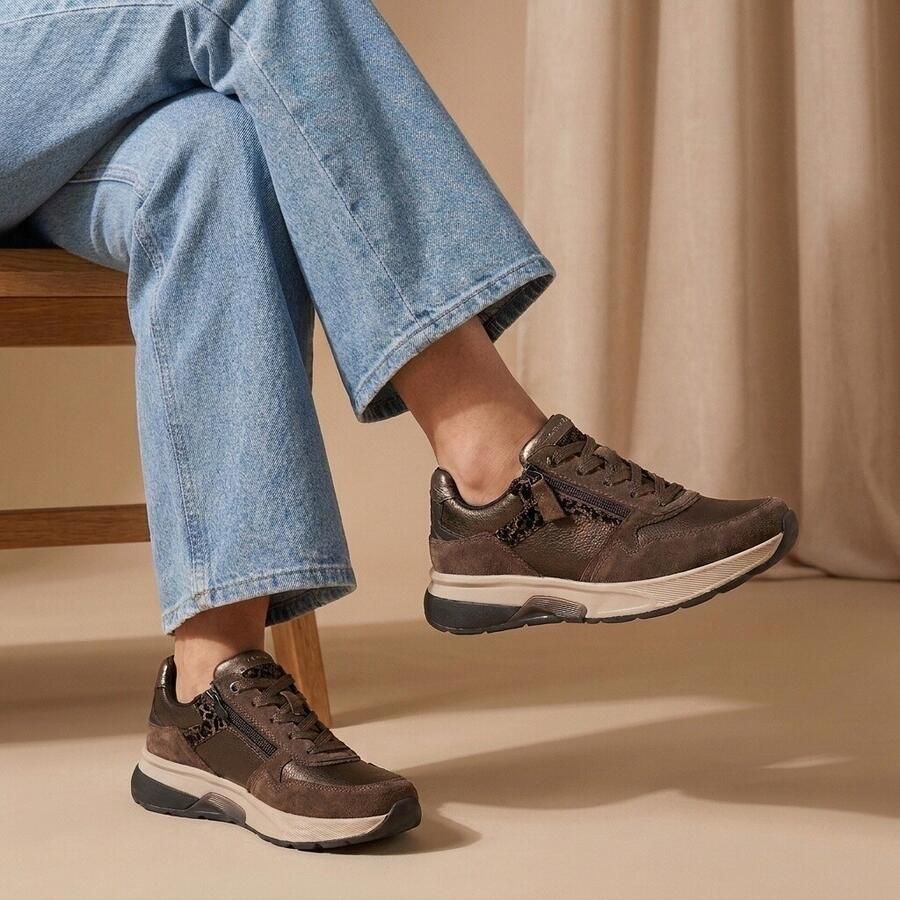 Gabor Rollingsoft Sneakers Bruin
