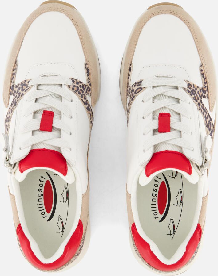 Gabor Rolling soft sneakers wit leopard Dames - Foto 3