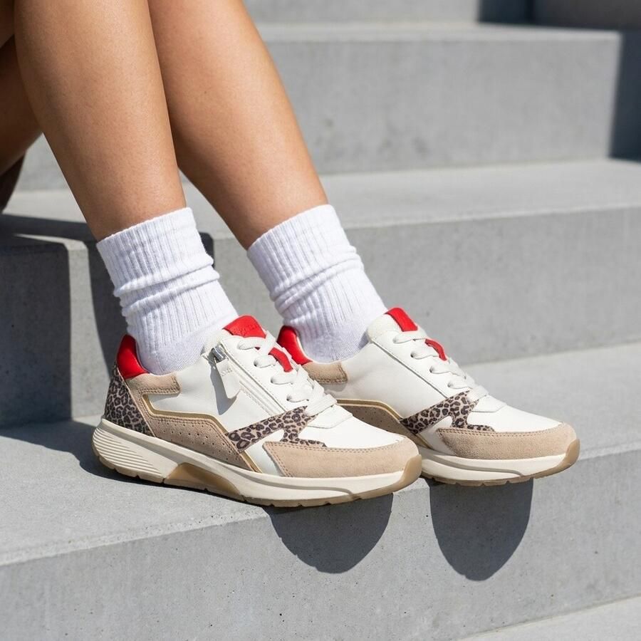 Gabor Rolling soft sneakers wit leopard Dames - Foto 2