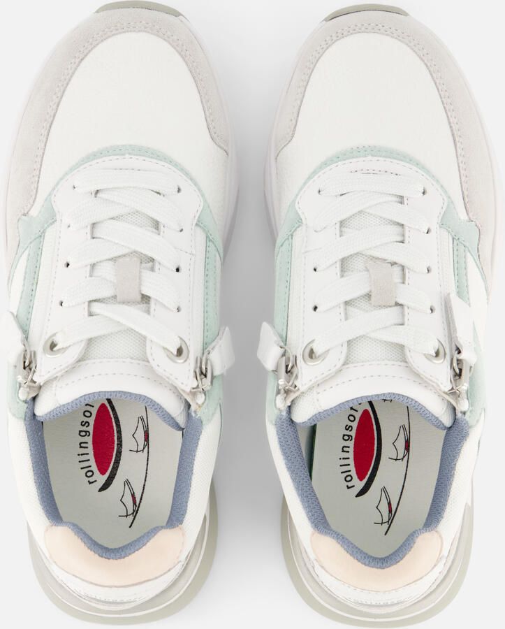 Gabor Rollingsoft 86.847 Sneaker Offwhite Glacier Blush - Foto 4