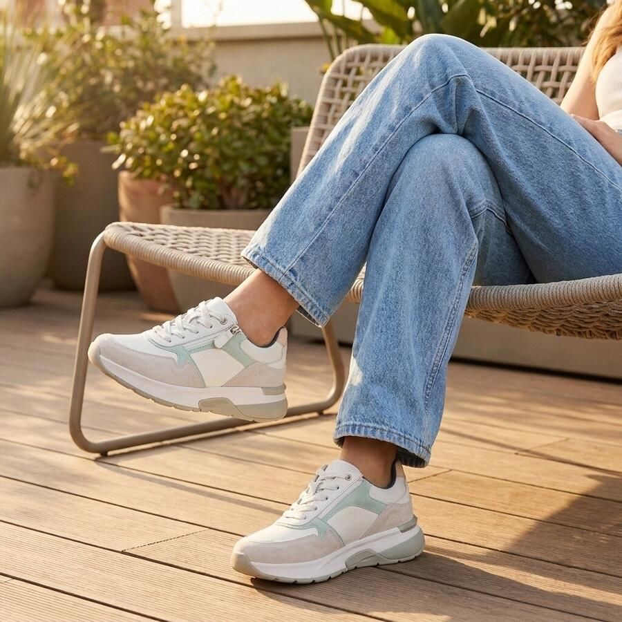 Gabor Rollingsoft 86.847 Sneaker Offwhite Glacier Blush - Foto 4