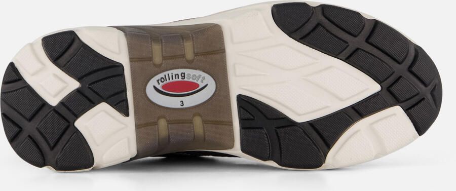 Gabor Rollingsoft Sneakers zilver Textiel Dames - Foto 5