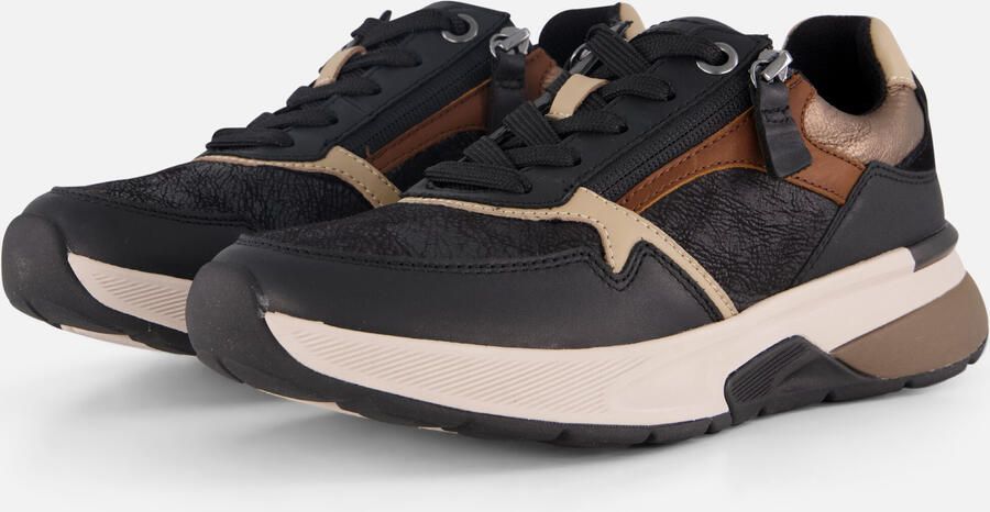 Gabor Rollingsoft K-leest sneakers zwart Dames