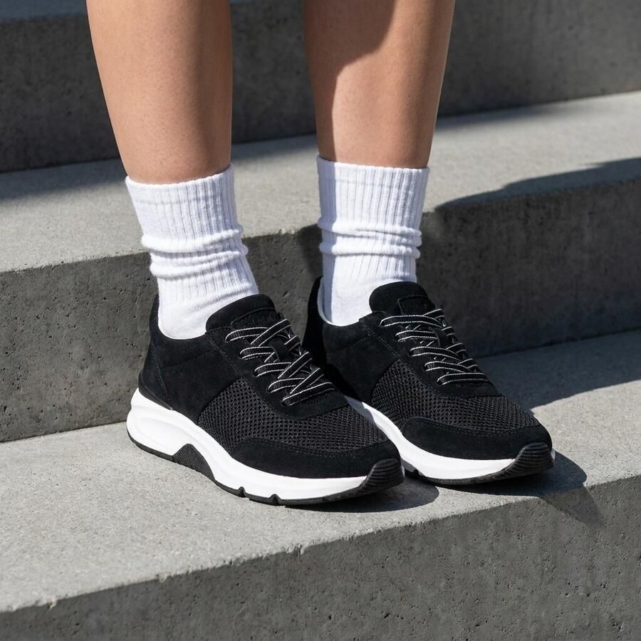 Gabor -art. 86.897 37-zwart-sneaker-dames-Rollingsoft - Foto 2
